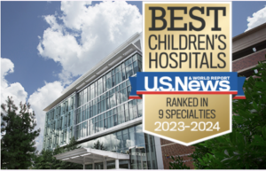 UVA Health Children's ranked #1 in Virginia